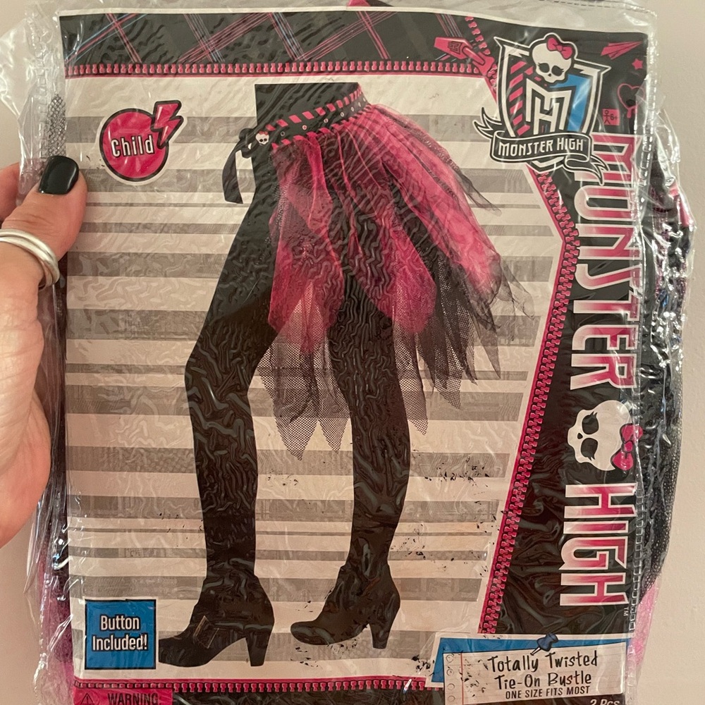 Monster High Pink and Black Tutu Costume